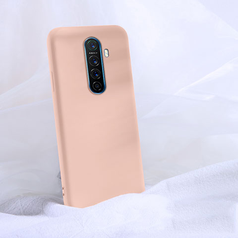 Realme X2 Pro用360度 フルカバー極薄ソフトケース シリコンケース 耐衝撃 全面保護 バンパー S02 Realme ピンク