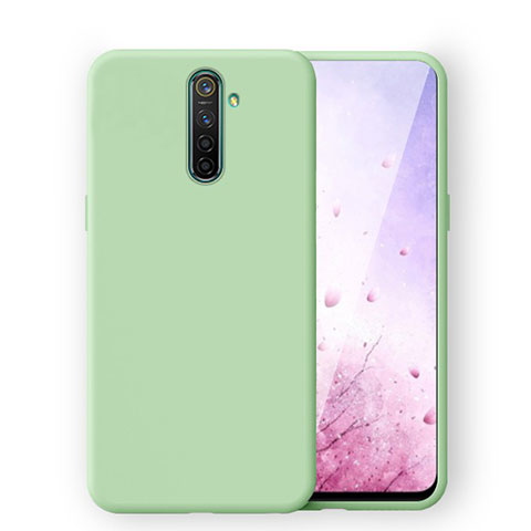 Realme X2 Pro用360度 フルカバー極薄ソフトケース シリコンケース 耐衝撃 全面保護 バンパー Realme グリーン