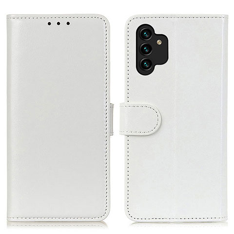 Samsung Galaxy A13 4G用手帳型 レザーケース スタンド カバー M07L サムスン ホワイト
