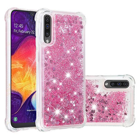 Samsung Galaxy A30S用シリコンケース ソフトタッチラバー ブリンブリン カバー S01 サムスン レッド