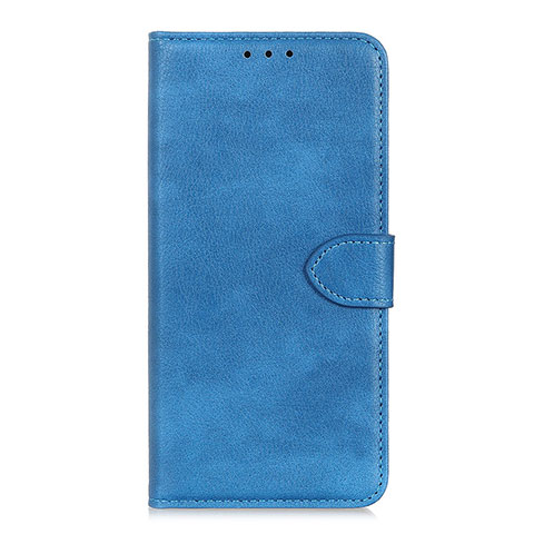 Samsung Galaxy A31用手帳型 レザーケース スタンド カバー L15 サムスン ブルー