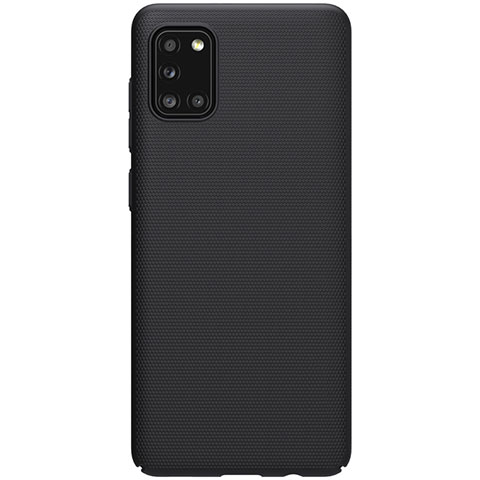 Samsung Galaxy A31用ハードケース プラスチック 質感もマット カバー M03 サムスン ブラック