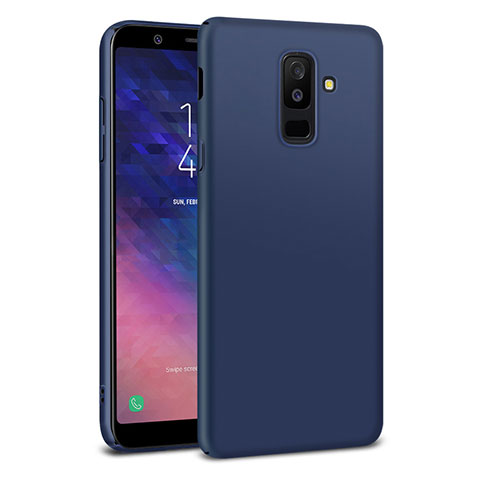 Samsung Galaxy A6 Plus (2018)用ハードケース プラスチック 質感もマット M02 サムスン ネイビー