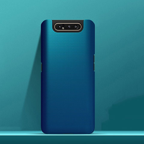 Samsung Galaxy A90 4G用ハードケース プラスチック 質感もマット カバー M03 サムスン ネイビー