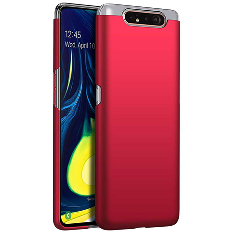 Samsung Galaxy A90 4G用ハードケース プラスチック 質感もマット カバー Z01 サムスン レッド