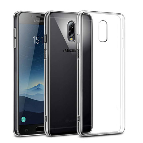 Samsung Galaxy J7 Plus用ハードケース クリスタル クリア透明 サムスン クリア