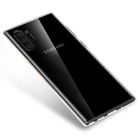 Samsung Galaxy Note 10 Plus 5G用極薄ソフトケース シリコンケース 耐衝撃 全面保護 クリア透明 T06 サムスン クリア