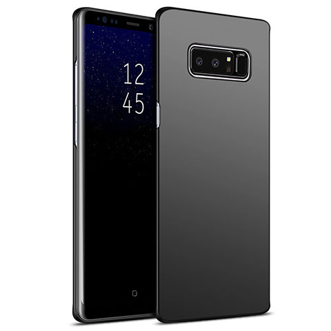 Samsung Galaxy Note 8用ハードケース プラスチック 質感もマット M09 サムスン ブラック