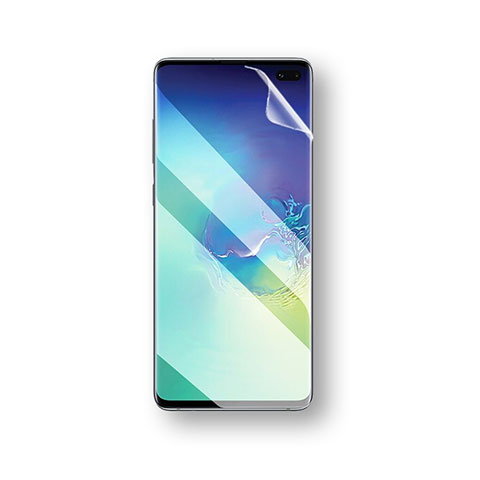 Samsung Galaxy S10 5G SM-G977B用高光沢 液晶保護フィルム フルカバレッジ画面 F01 サムスン クリア