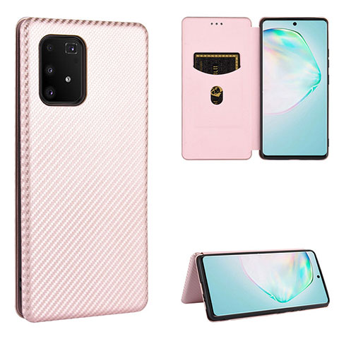 Samsung Galaxy S10 Lite用手帳型 レザーケース スタンド カバー L02Z サムスン ローズゴールド