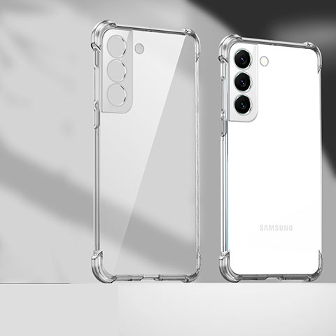 Samsung Galaxy S22 Plus 5G用極薄ソフトケース シリコンケース 耐衝撃 全面保護 クリア透明 H05 サムスン クリア