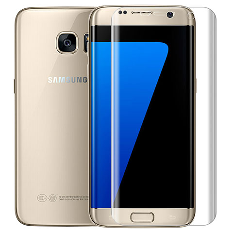 Samsung Galaxy S7 Edge G935F用強化ガラス 液晶保護フィルム T04 サムスン クリア