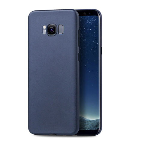 Samsung Galaxy S8用ハードケース プラスチック 質感もマット S01 サムスン ネイビー