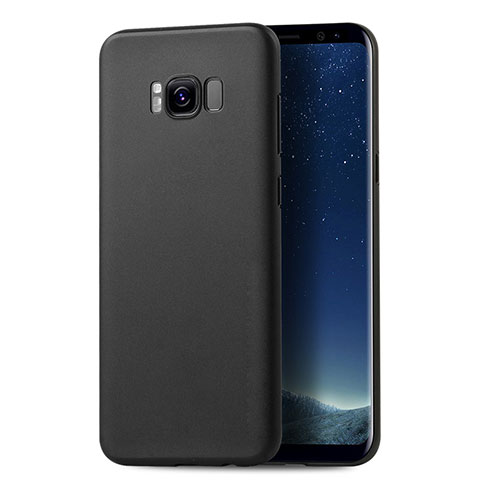 Samsung Galaxy S8用ハードケース プラスチック 質感もマット S01 サムスン ブラック