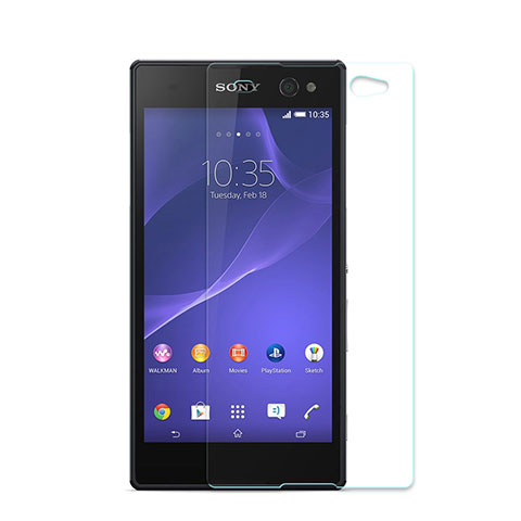 Sony Xperia C4用強化ガラス 液晶保護フィルム ソニー クリア