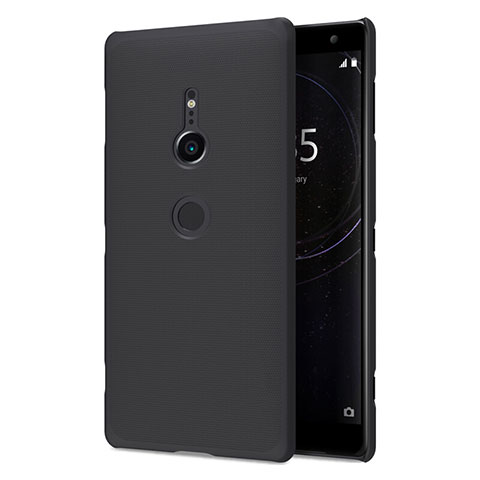 Sony Xperia XZ2用ハードケース プラスチック 質感もマット M02 ソニー ブラック