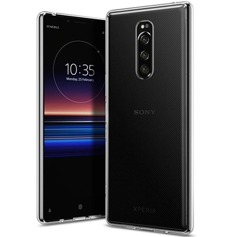 Sony Xperia XZ4用極薄ソフトケース シリコンケース 耐衝撃 全面保護 クリア透明 カバー ソニー クリア