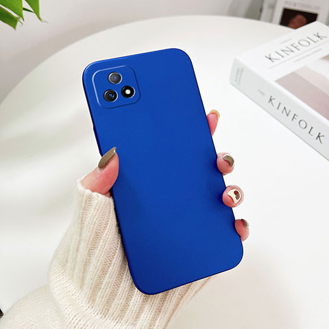 Vivo iQOO U3 5G用ハードケース プラスチック 質感もマット カバー YK2 Vivo ネイビー