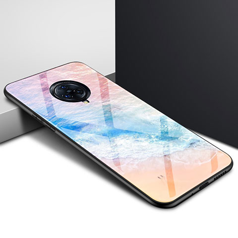 Vivo Nex 3用ハイブリットバンパーケース プラスチック 鏡面 カバー Vivo オレンジ