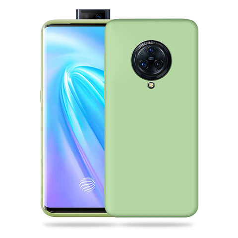 Vivo Nex 3S用360度 フルカバー極薄ソフトケース シリコンケース 耐衝撃 全面保護 バンパー Vivo グリーン