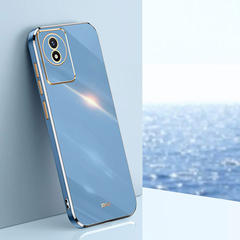 Vivo Y11 (2023)用極薄ソフトケース シリコンケース 耐衝撃 全面保護 XL1 Vivo ネイビー