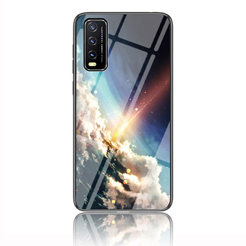 Vivo Y20 (2021)用ハイブリットバンパーケース プラスチック パターン 鏡面 カバー LS1 Vivo マルチカラー