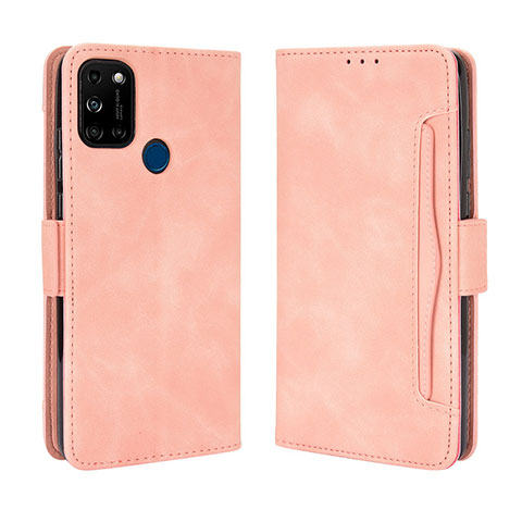 Wiko View5用手帳型 レザーケース スタンド カバー BY3 Wiko ピンク