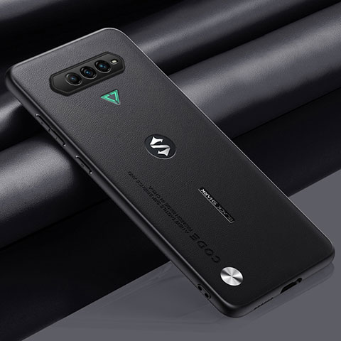 Xiaomi Black Shark 4 5G用ケース 高級感 手触り良いレザー柄 S02 Xiaomi ブラック