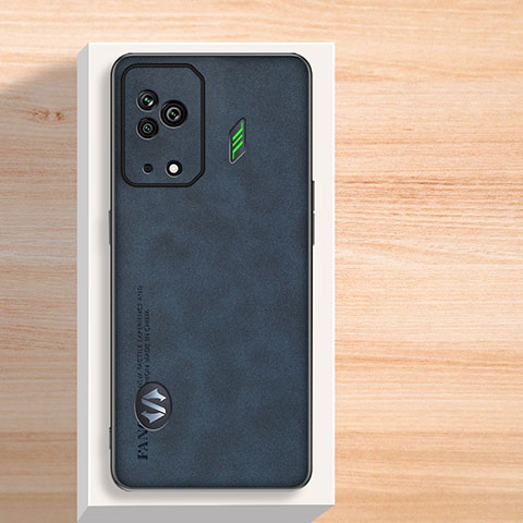 Xiaomi Black Shark 5 5G用ケース 高級感 手触り良いレザー柄 S02 Xiaomi ネイビー