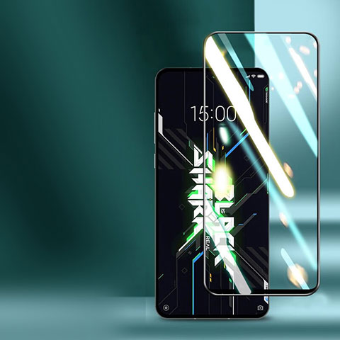 Xiaomi Black Shark 5 5G用強化ガラス フル液晶保護フィルム Xiaomi ブラック