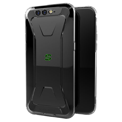 Xiaomi Black Shark用極薄ソフトケース シリコンケース 耐衝撃 全面保護 クリア透明 T04 Xiaomi クリア