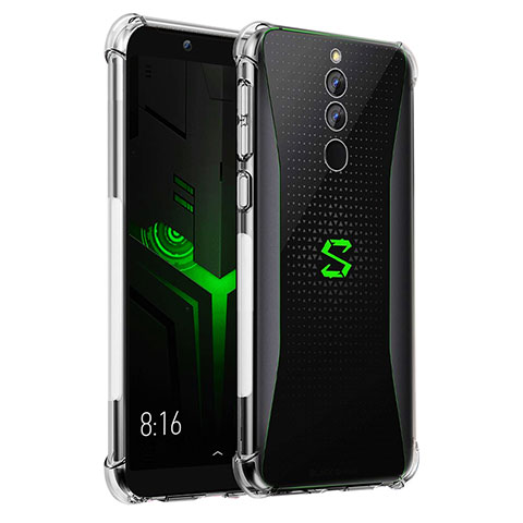 Xiaomi Black Shark Helo用極薄ソフトケース シリコンケース 耐衝撃 全面保護 クリア透明 T04 Xiaomi クリア