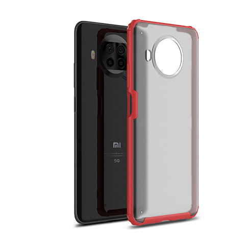 Xiaomi Mi 10T Lite 5G用ハイブリットバンパーケース クリア透明 プラスチック カバー WL1 Xiaomi レッド