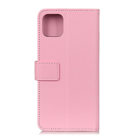 Xiaomi Mi 11 Lite 4G用手帳型 レザーケース スタンド カバー T12 Xiaomi ピンク