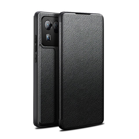 Xiaomi Mi 11 Ultra 5G用手帳型 レザーケース スタンド カバー L01 Xiaomi ブラック