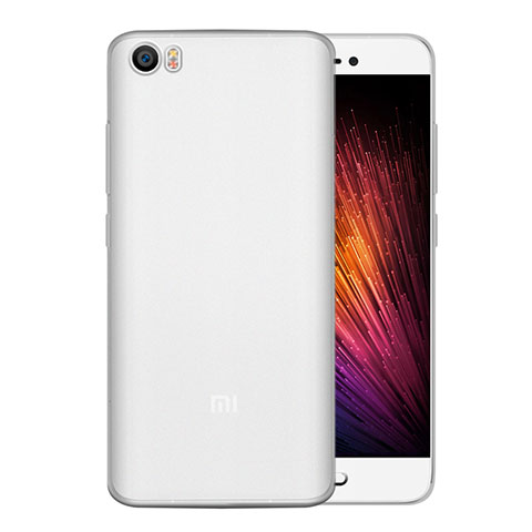 Xiaomi Mi 5用極薄ソフトケース シリコンケース 耐衝撃 全面保護 Xiaomi ホワイト