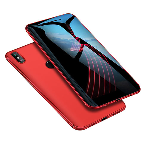 Xiaomi Mi 6X用極薄ソフトケース シリコンケース 耐衝撃 全面保護 S02 Xiaomi レッド