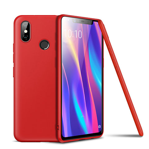 Xiaomi Mi 8用極薄ソフトケース シリコンケース 耐衝撃 全面保護 S01 Xiaomi レッド