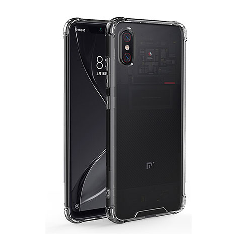 Xiaomi Mi 8 Pro Global Version用極薄ソフトケース シリコンケース 耐衝撃 全面保護 クリア透明 T08 Xiaomi クリア