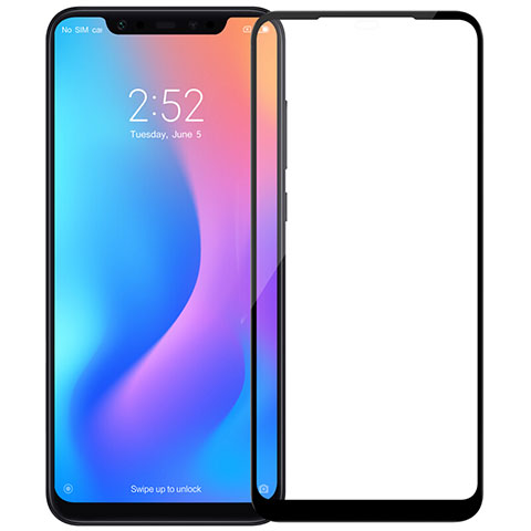 Xiaomi Mi 8 Pro Global Version用強化ガラス フル液晶保護フィルム F05 Xiaomi ブラック