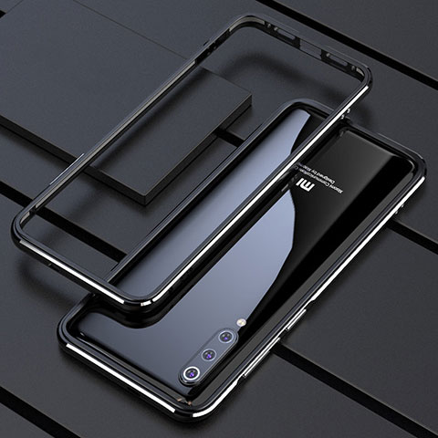 Xiaomi Mi 9用ケース 高級感 手触り良い アルミメタル 製の金属製 バンパー カバー Xiaomi ブラック