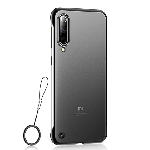 Xiaomi Mi 9 Pro 5G用極薄ケース クリア透明 プラスチック 質感もマットU01 Xiaomi ブラック