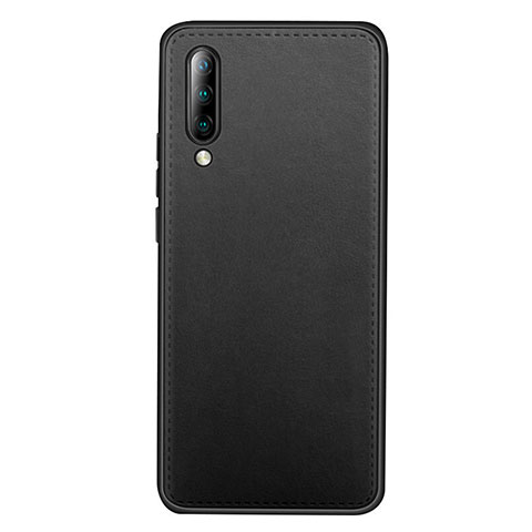 Xiaomi Mi A3用ケース 高級感 手触り良いレザー柄 R03 Xiaomi ブラック