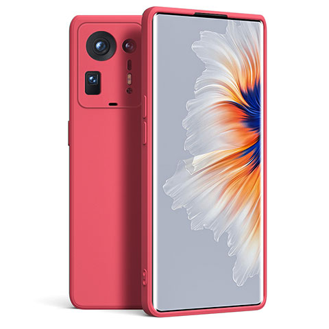 Xiaomi Mi Mix 4 5G用360度 フルカバー極薄ソフトケース シリコンケース 耐衝撃 全面保護 バンパー YK5 Xiaomi レッド