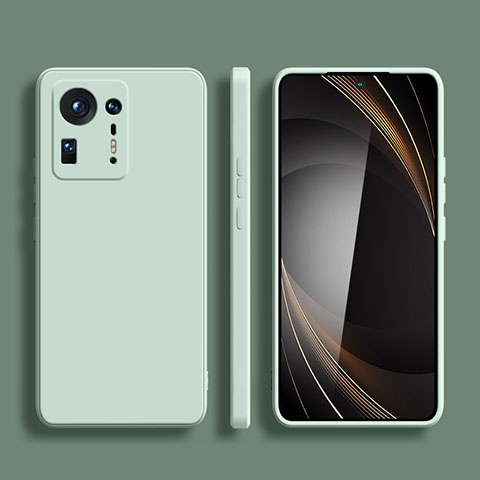 Xiaomi Mi Mix 4 5G用360度 フルカバー極薄ソフトケース シリコンケース 耐衝撃 全面保護 バンパー YK1 Xiaomi ライトグリーン