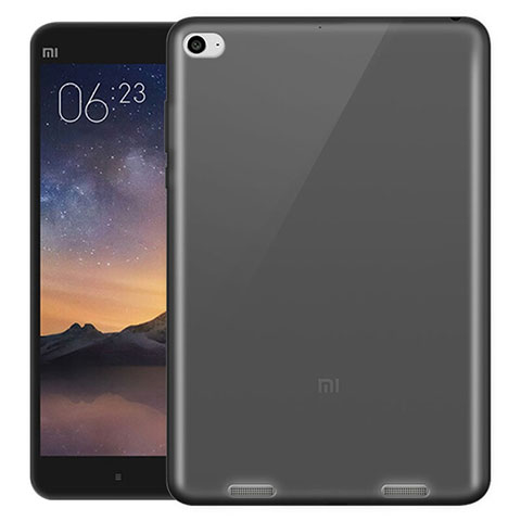 Xiaomi Mi Pad 2用極薄ソフトケース シリコンケース 耐衝撃 全面保護 クリア透明 Xiaomi グレー