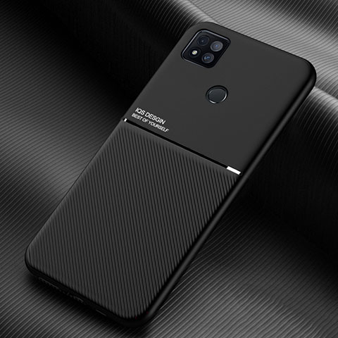 Xiaomi POCO C3用極薄ソフトケース シリコンケース 耐衝撃 全面保護 マグネット式 バンパー Xiaomi ブラック