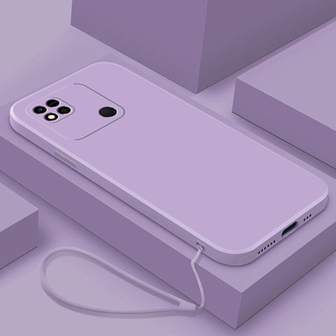 Xiaomi POCO C31用360度 フルカバー極薄ソフトケース シリコンケース 耐衝撃 全面保護 バンパー YK4 Xiaomi パープル