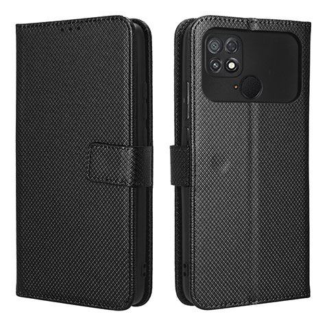 Xiaomi Poco C40用手帳型 レザーケース スタンド カバー BY1 Xiaomi ブラック