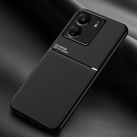 Xiaomi Poco C65用極薄ソフトケース シリコンケース 耐衝撃 全面保護 マグネット式 バンパー Xiaomi ブラック